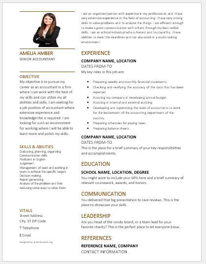 How To Make A Resume In Microsoft Word Captivating Accountant Resume 2018 Template Download At Httpwriteresume2 . How To Make A Resume In Microsoft Word Classy Accountant Resume 2018 Template Download At Httpwriteresume2 .