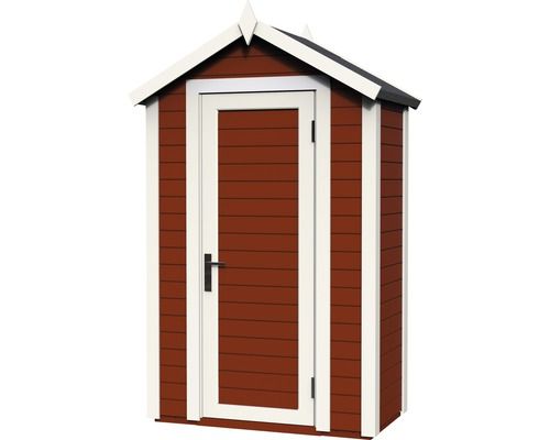 Wandhaus Cabin premio mit Fußboden 120x62 cm schwedischrot - hängeschrank küche glastüren Wandhaus Cabin premio mit Fußboden 120x62 cm schwedischrot - hängeschrank küche glastüren