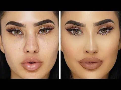 كونتور الانف الكبير والطويل والمدبب بالصور والشرح التفصيلي Nose Contouring Nose Makeup Contour Makeup