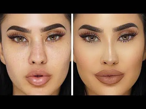 كونتور الانف الكبير والطويل والمدبب بالصور والشرح التفصيلي Nose Contouring Nose Makeup Big Nose Makeup