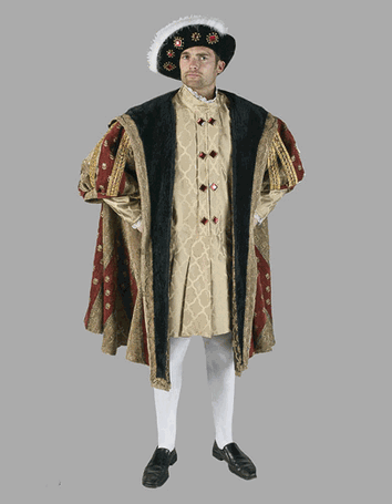 Adult Henry VIII English King Renaissance Medieval Deluxe Costume