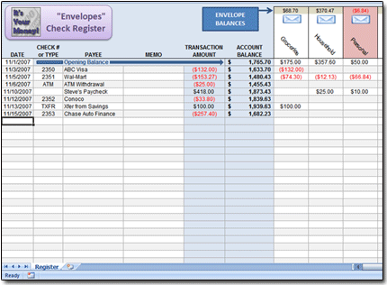a simple and free checkbook register for excel excel help check register in excel