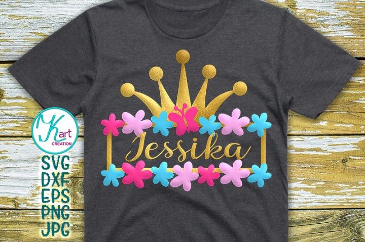 FREE Princess, Butterfly & Flower Monogram Set By ...