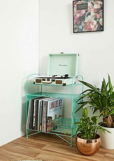 Larisa vinyl storage unit at Urban Outfitters