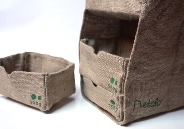 Petalo / Reusable bag for fruits & vegetables by Altea Bacchetti, via Behance Altea, Reusable Bags, Farmers Market, Behance, Vegetables, Fruit, Vegetable Recipes, Veggies