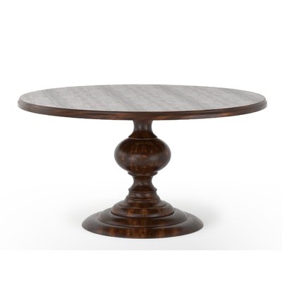Ophelia Co Mckee Dining Table Finish Dark Oak Round In Kitchen Round Dining Table, Round Table Mckee Rd