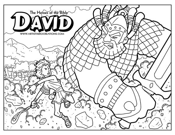 DAvid And Goliath Bible Coloring Pages, Bible Coloring, Jesus Coloring Pages DAvid And Goliath Bible Coloring Pages, Bible Coloring, Jesus Coloring Pages