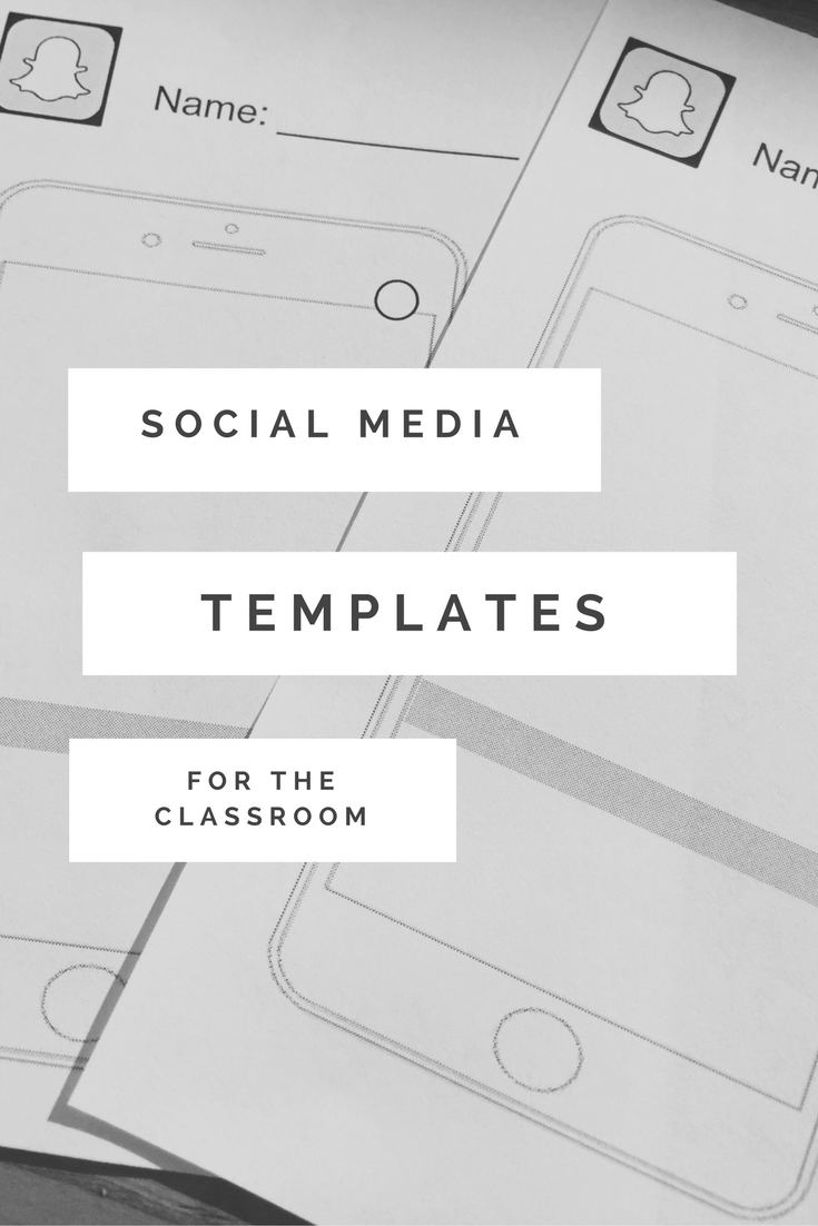 twitter template for students