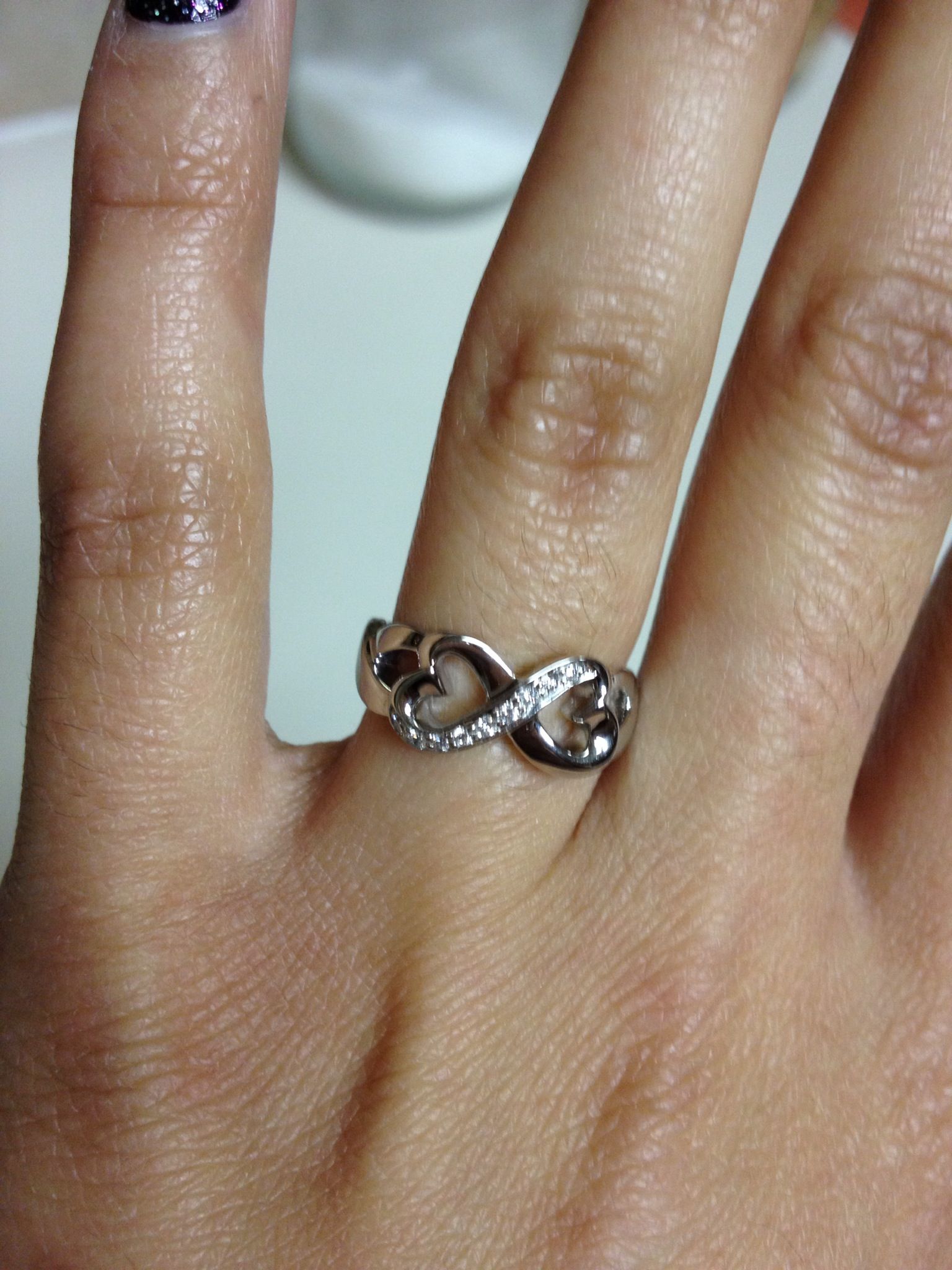 Tiffany promise sale ring