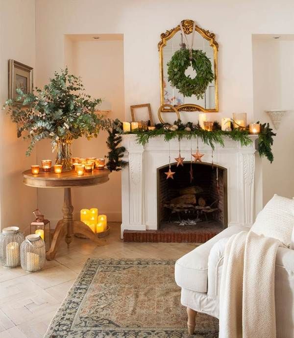 8 ideas para decorar chimeneas en Navidad Christmas centrepieces - chimeneas navideas 8 ideas para decorar chimeneas en Navidad Christmas centrepieces - chimeneas navideas