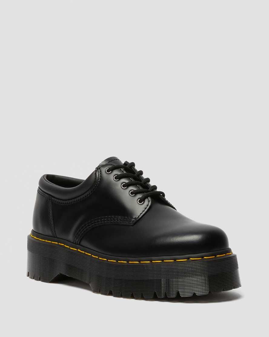 DR MARTENS Zapatos con plataforma 8053 Quad en piel Dr Martens 8053, Doc Martens Loafers, Doc Martens Boots, Dr Shoes, Swag Shoes, Me Too Shoes, High Shoes, Quad, Black Oxfords