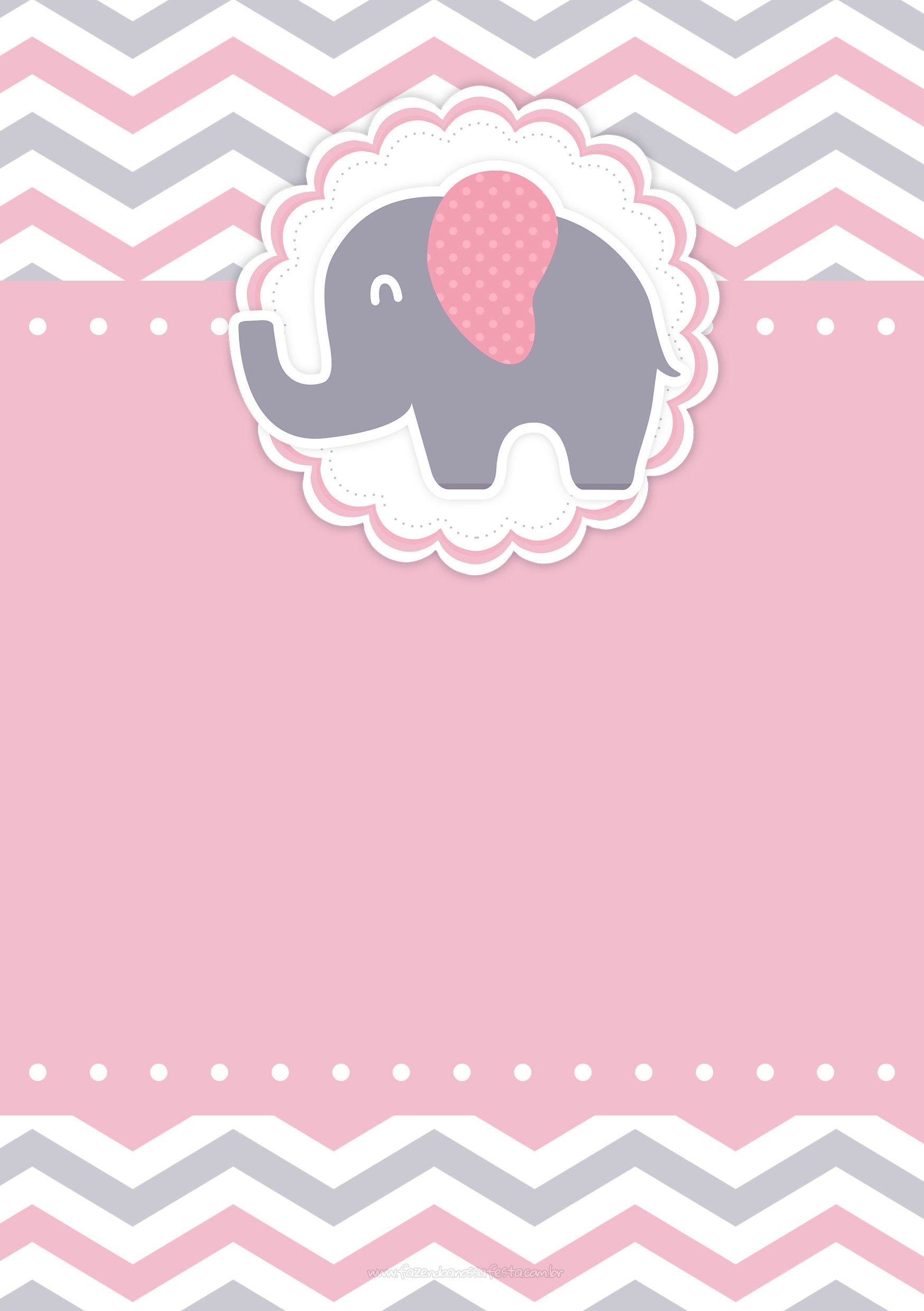 Uau! Veja o que temos para Convite Elefantinho Rosa e Cinza Chevron 5 Tarjetas Baby Shower Niña, Imprimibles Baby Shower, Baby Shower Invitaciones, Elephant Shower, Elephant Party, Baby Elephant, Baby Shower Candy, Tea Party Baby Shower, Comida Para Baby Shower