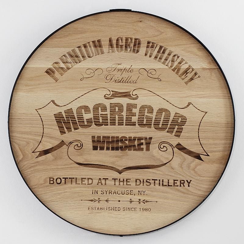 Custom Whiskey Barrel Sign Whiskey barrel sign Whiskey barrel sign, Personalized