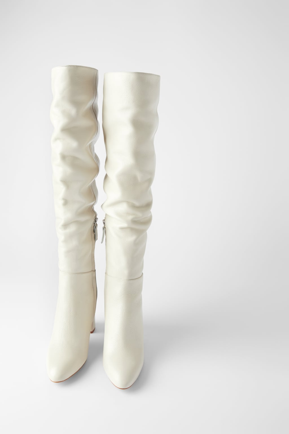 zara cream boots