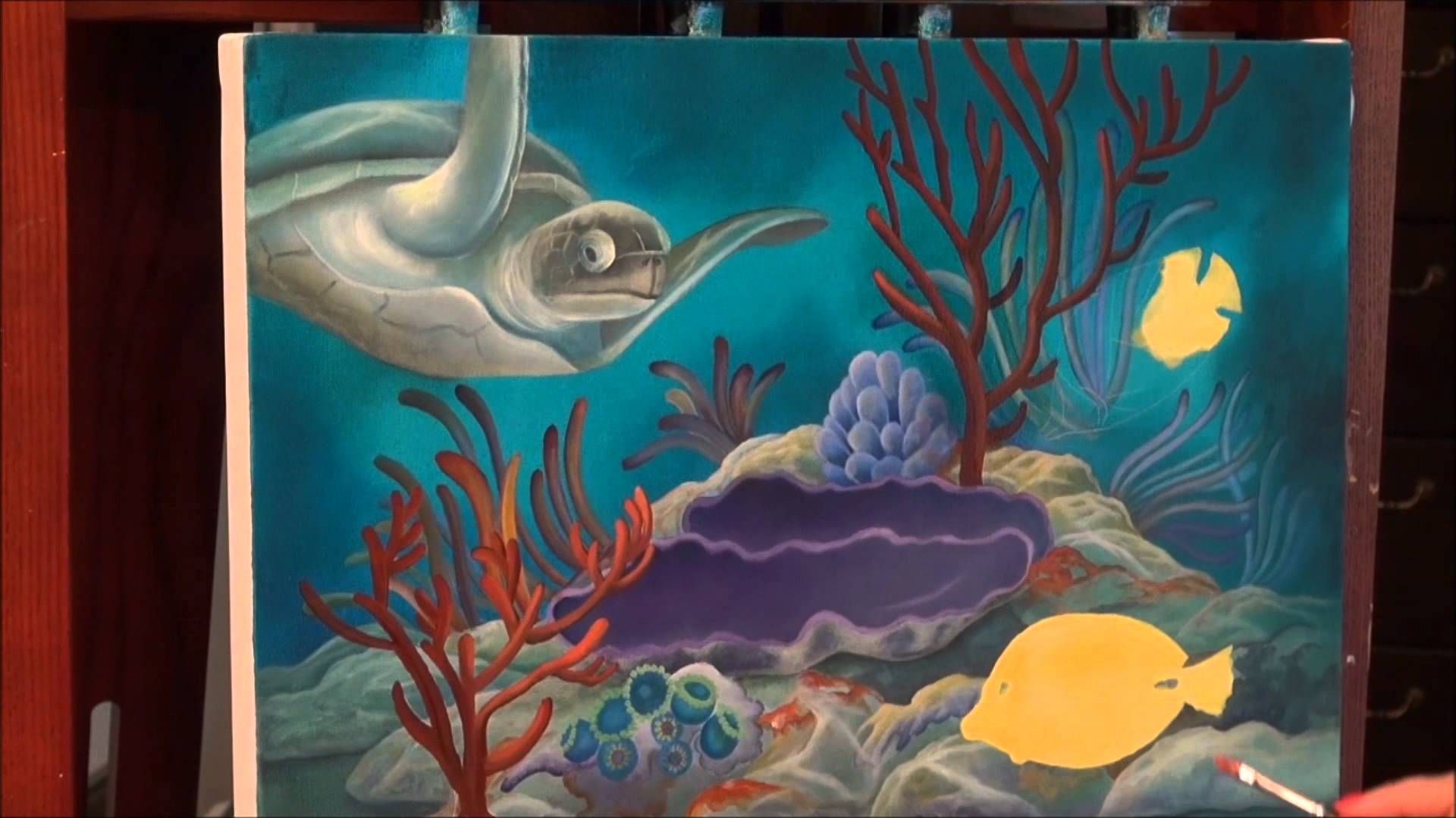 Acrylic Painting How To Paint Tropical Reef Acrylic Painting How To Paint Tropical Reef