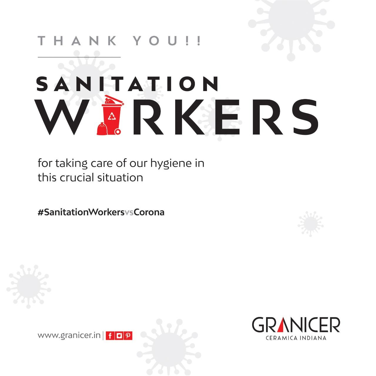 Thank you Sanitation workers for taking care of our hygiene in this Thank You Note To Sanitation Worker