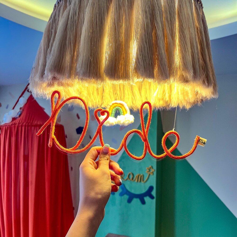 İsimli kişiye özel Pamuk Şeker Avize | Shopier Lighting, Home Decor, Decoration Home, Room Decor, Lights, Home Interior Design, Lightning, Home Decoration, Interior Design