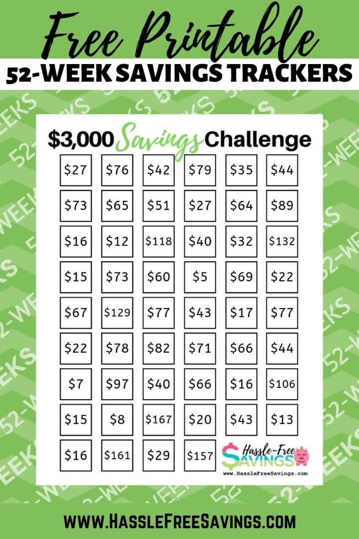 52 week money challenge chart savings chart money the 52 week money challenge chart