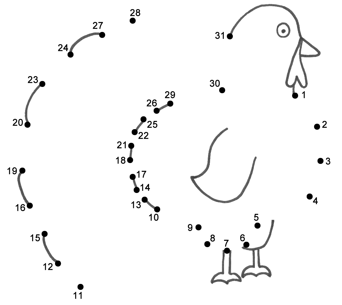 worksheet I Am Thankful For Worksheets Kindergarten turkey connect the dots count by 1s zee children pinterest 1s
