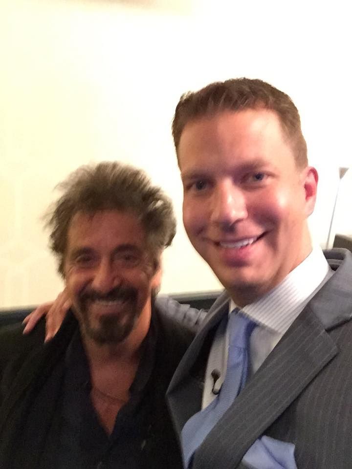 Backstage with the Godfather himself Al Pacino, only at Mega Partnering