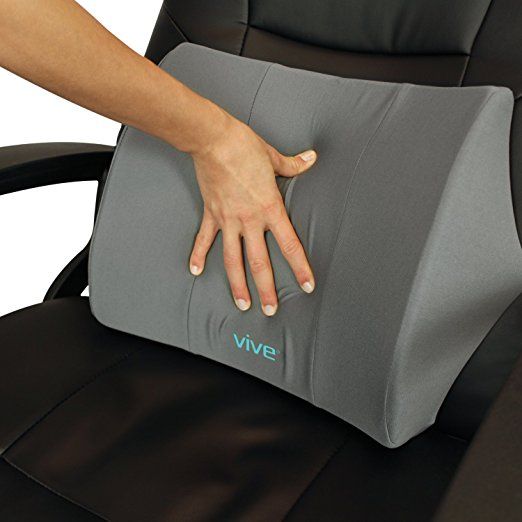 Lumbar Support Pillow By Vive Lower Back Seat Cushion For Office Lumbar Support Pillow By Vive Lower Back Seat Cushion For Office Chair Car Desk And Computer Therapeutic Backrest Pad W Strap