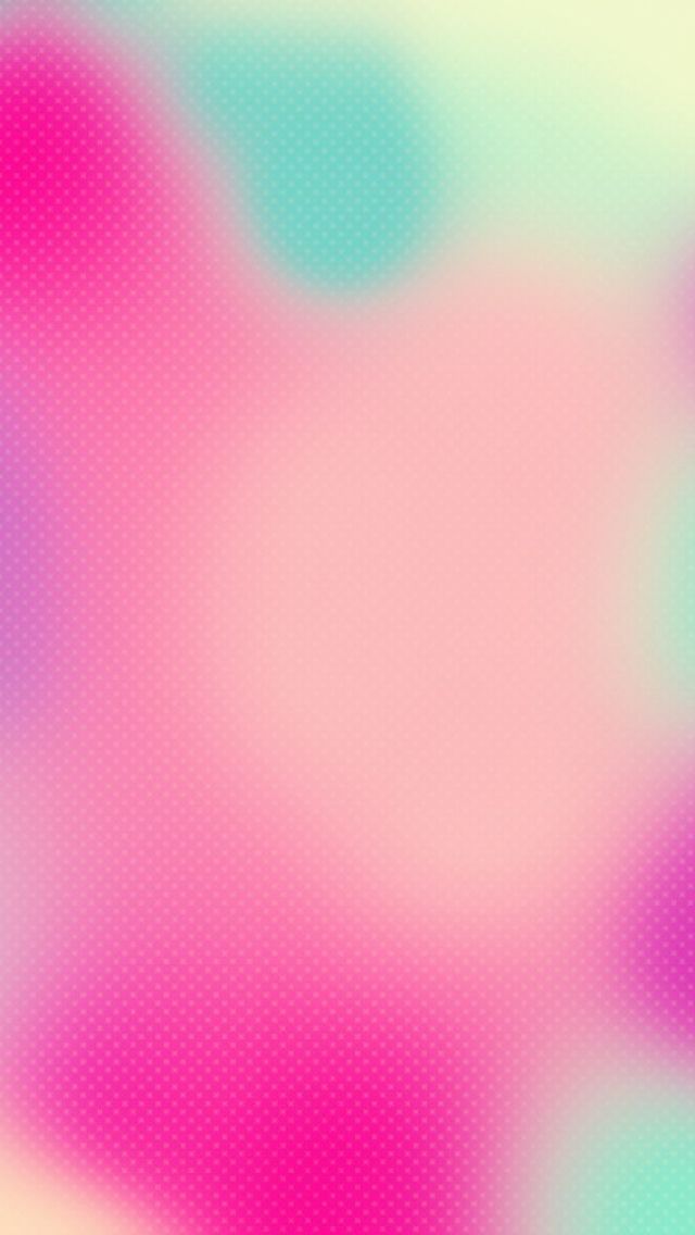 Hot Pink Mint Bokeh Blur Iphone Phone Wallpaper Background