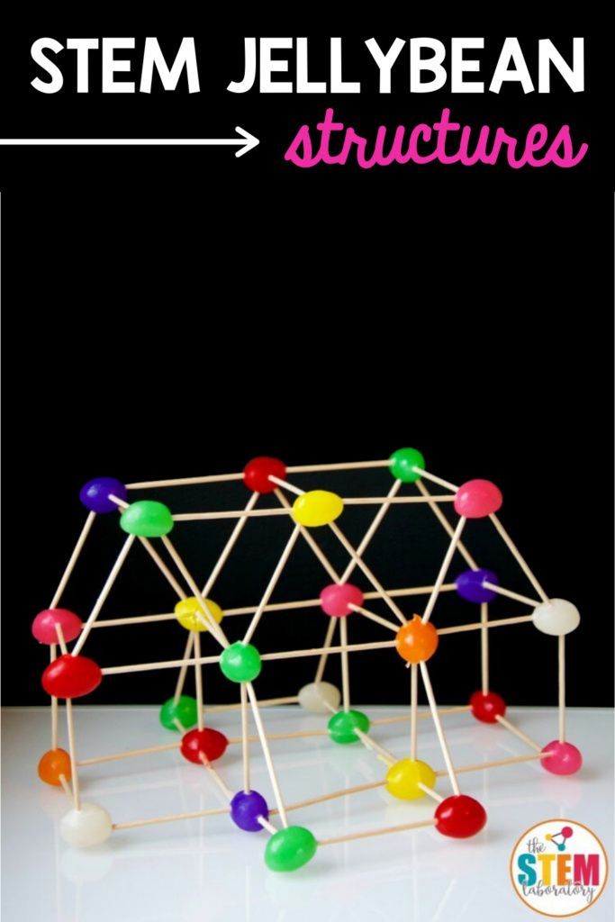 All you need are some jelly beans and toothpicks to have students become eager and engaged engineers! Kids will spend hours building strong structures and growing their critical thinking skills! #STEMstructures #JellybeanSTEM Stem Projects For Kids, Steam Projects, Science Projects, Crafts For Kids, Kids Building Projects, Building Crafts, Easter Activities, Science Activities, Activities For Kids