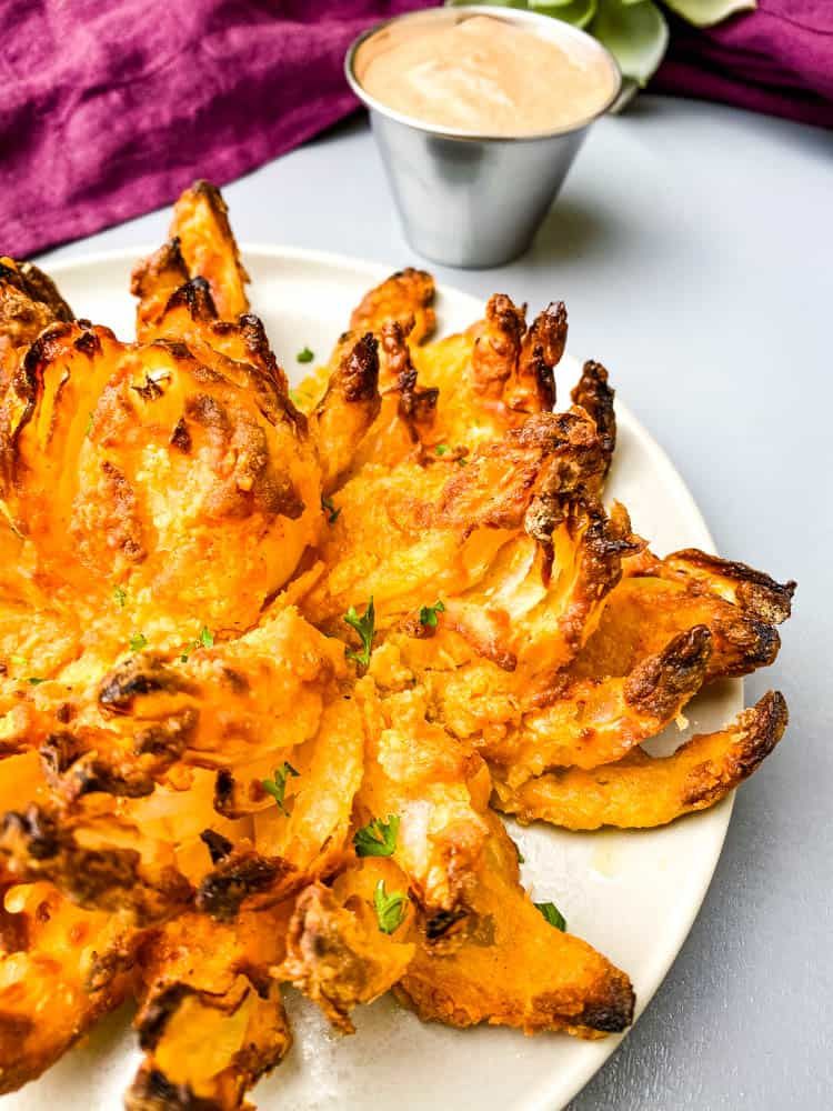 Air Fryer Blooming Onion Recipe or a Sweet Vidalia Onion Air Fryer Blooming Onion Recipe or a Sweet Vidalia Onion