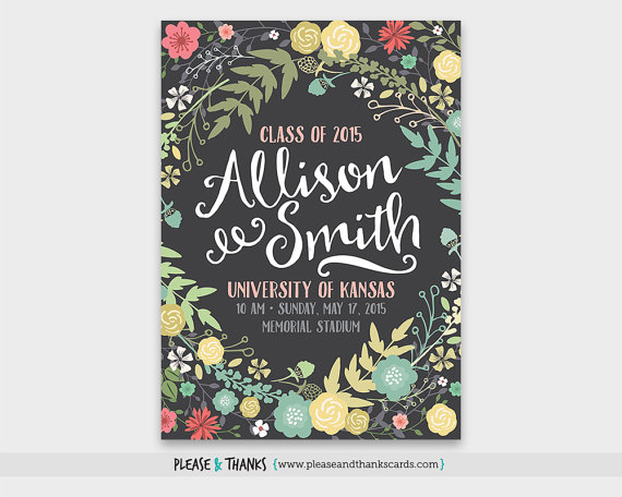 graduation announcement printable high school graduation no photo graduation announcements