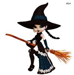 Brujas Bonitas Brujas De Halloween Brujas Muñecas Góticas