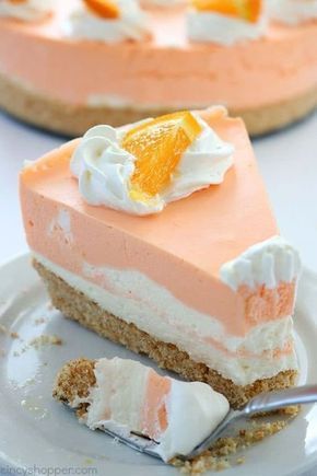 This No Bake Orange Creamsicle Cheesecake is the B This No Bake Orange Creamsicle Cheesecake is the B