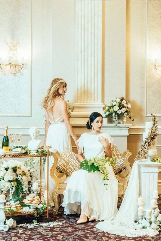 An Ethereal Take on Ancient Greece Wedding Ideas