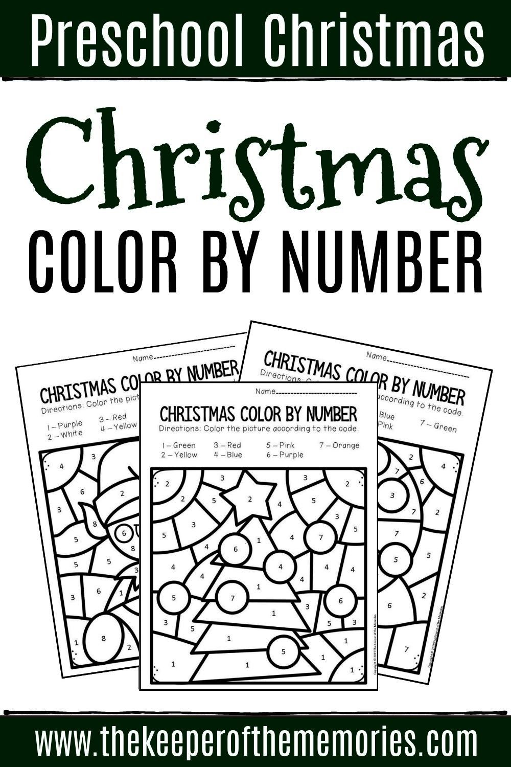 by Number Christmas Preschool Worksheets If you’re looking for a quick & easy way to practice num