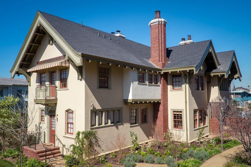 Built in 1912, the Briggs Residence, a beautifully proportioned Alpine