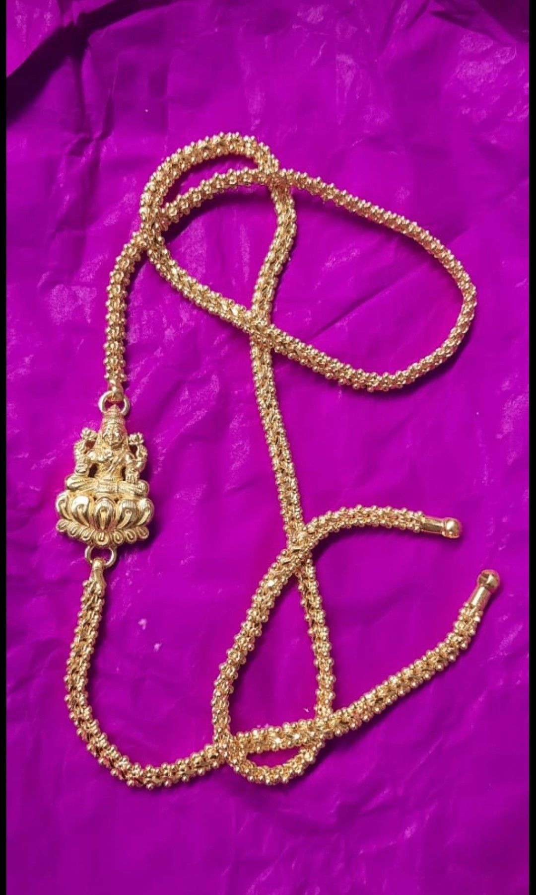 Chandramukhi Chain With Lakshmi Locket Gold Jewelry Fashion Gold Chandramukhi Chain With Lakshmi Locket Gold Jewelry Fashion Gold
