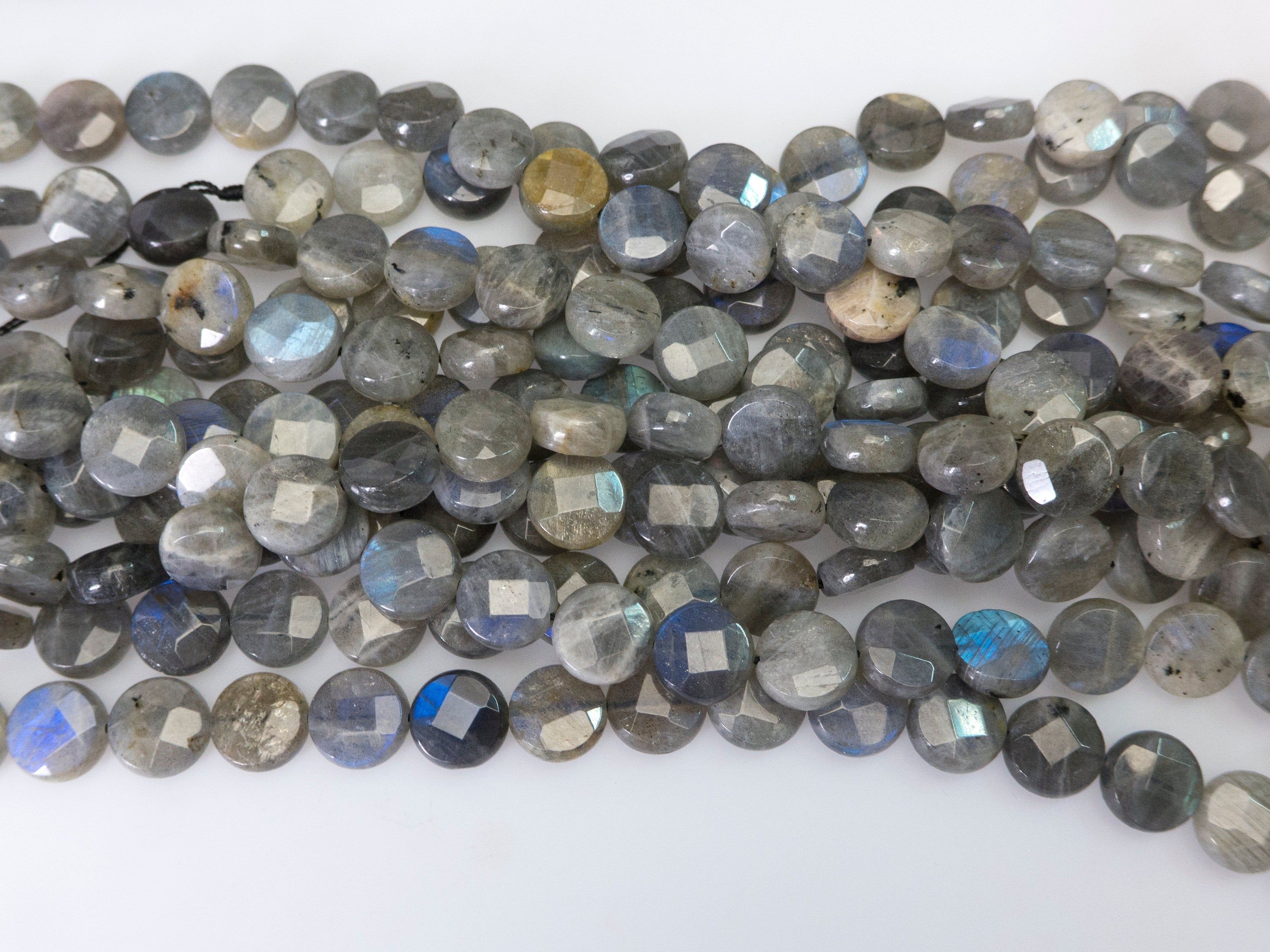 15/" Natural Labradorite Gemstone Round Loose Beads Jewelry Makings Carft 4-10mm
