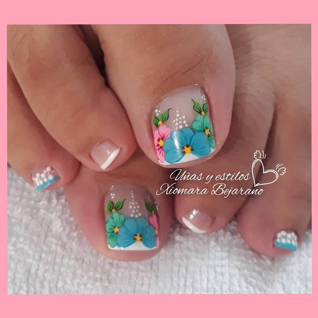 1,415 Me gusta, 9 comentarios - Uñas y Estilos Xiomara🎨💅🏾 (@nailsyestilosxiomarabejarano) en Instagram: "GRACIAS DÍOS..❤🙌🏽 #nails #nailsflores #hermosas #aguamarina #esmaltadotradicional #Diseño…" Manicure, Nails, Hair Beauty, Lau, Yasmin, Karina, Natalia, Alexandra, Angela