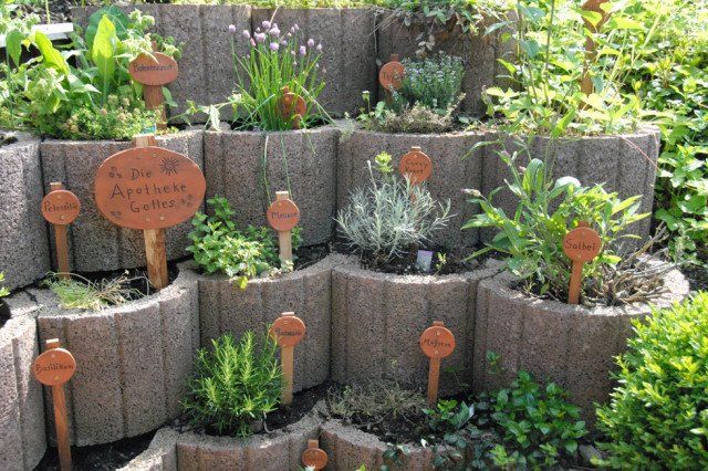Kräutergarten gestalten - 21 Ideen für große und kleine Gärten