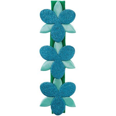 Goody Trolls Poppy Flower Sparkle Headwrap, Green with Blue Flowers - Walmart.com Flower Hair Pieces, Flowers In Hair, Blue Flowers, Poppy Flowers, Bolo Trolls, Princesa Poppy, Troll Costume, Costumes, Sparkle Headbands