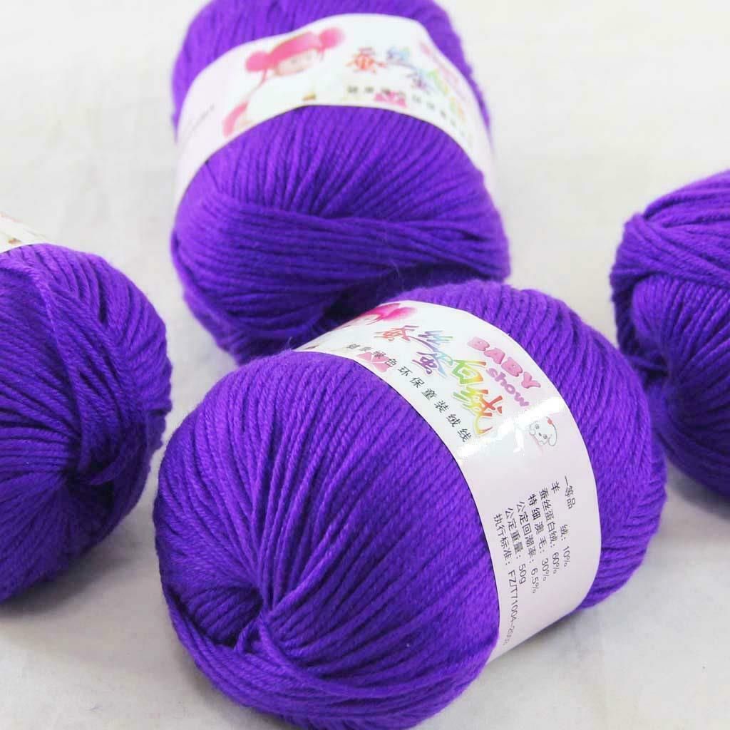 Sale 6x50gr Balls Soft Cashmere Silk wool Hand Knitting DK Baby Crochet Yarn 43 Sale 6x50gr Balls Soft Cashmere Silk wool Hand Knitting DK Baby Crochet Yarn 43