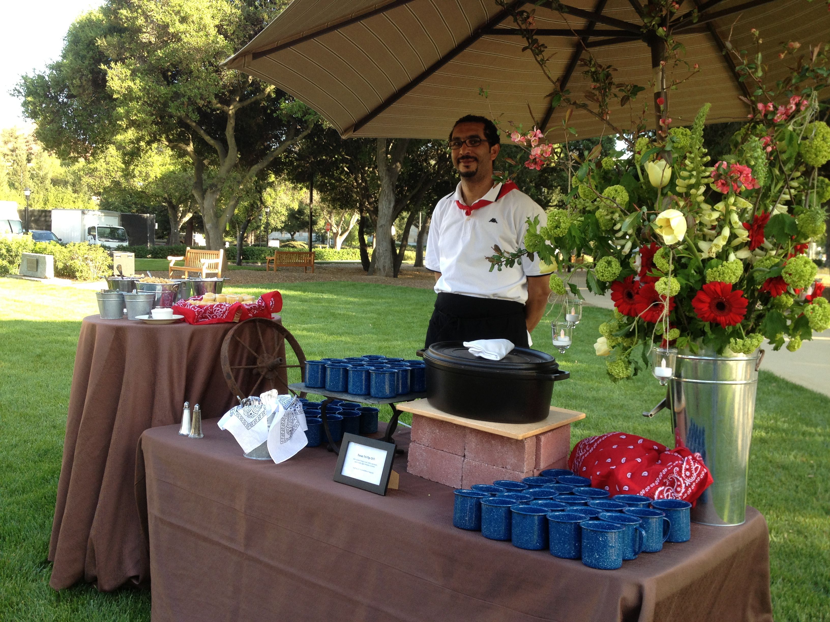 chili station faculty volunteers bbq 42213 catered by melons catering