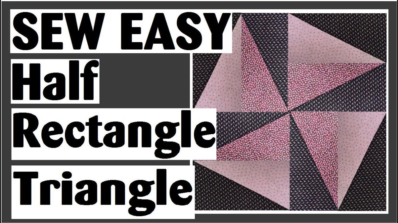 Half Rectangle Triangle | Easy Quilt Block Tutorial