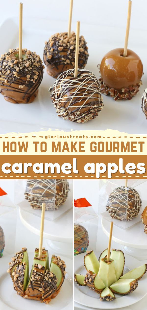 How to Make Gourmet Caramel Apples, fall desserts, apple recipes Caramel Candy Apple Recipe, Caramel Apple Kits, Candy Apples Recipe, Candy Apple Mix, Toffee Apples Recipe, Candy Apples Caramel, Caramel Apples Halloween, Gourmet Caramel Apples, Caramel Apples Homemade