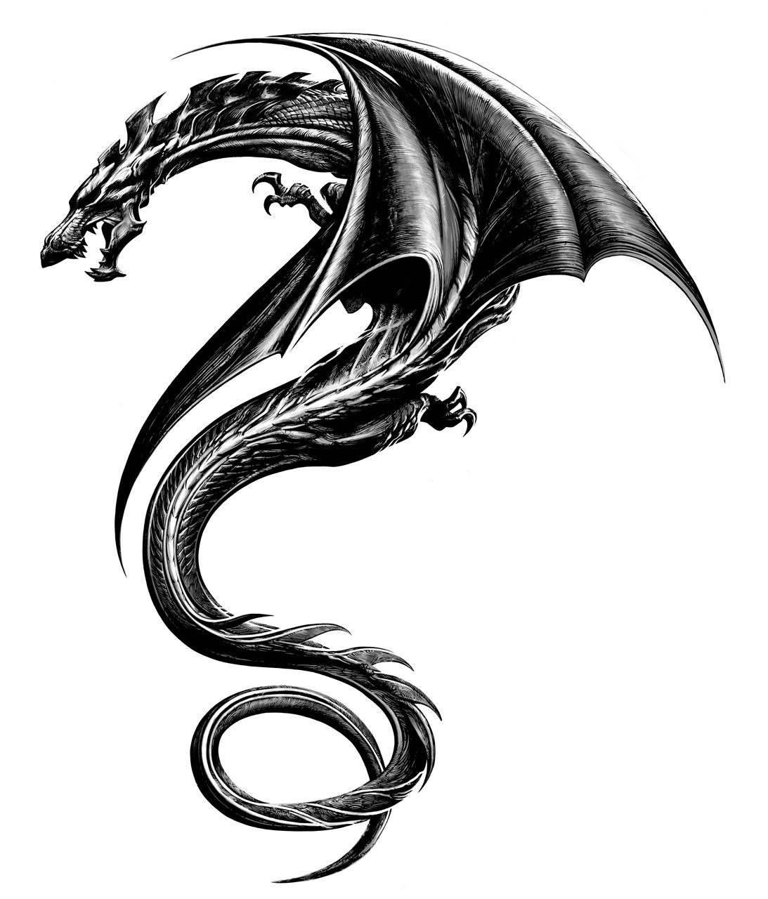 The Dragon Tattoo Original Design ... Dragon Tattoo Original, Dragon ...