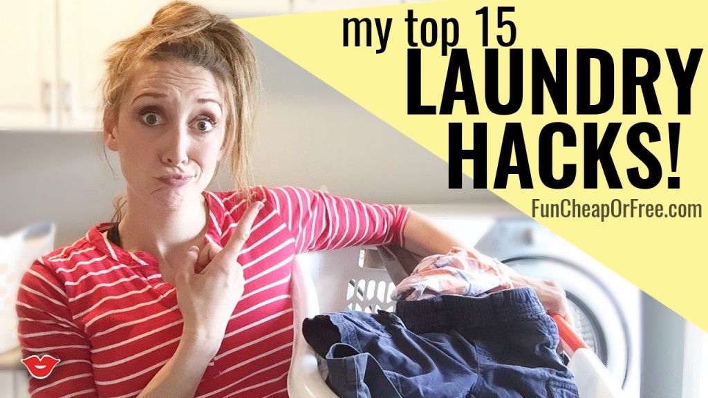 15 laundry hacks everyone should know! Great tips + video! From FunCheapOrfree.com Diy Cleaning Products, Cleaning Organizing, Cleaning Hacks, Craft Storage Solutions, Cleaning Maintenance, Dramatic Effect, 5 Kids, Laundry Hacks, Big Family