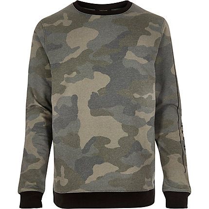 Green Camo Sweatshirt