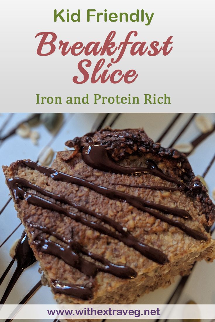 High Iron Breakfast Slice High Iron Breakfast Slice