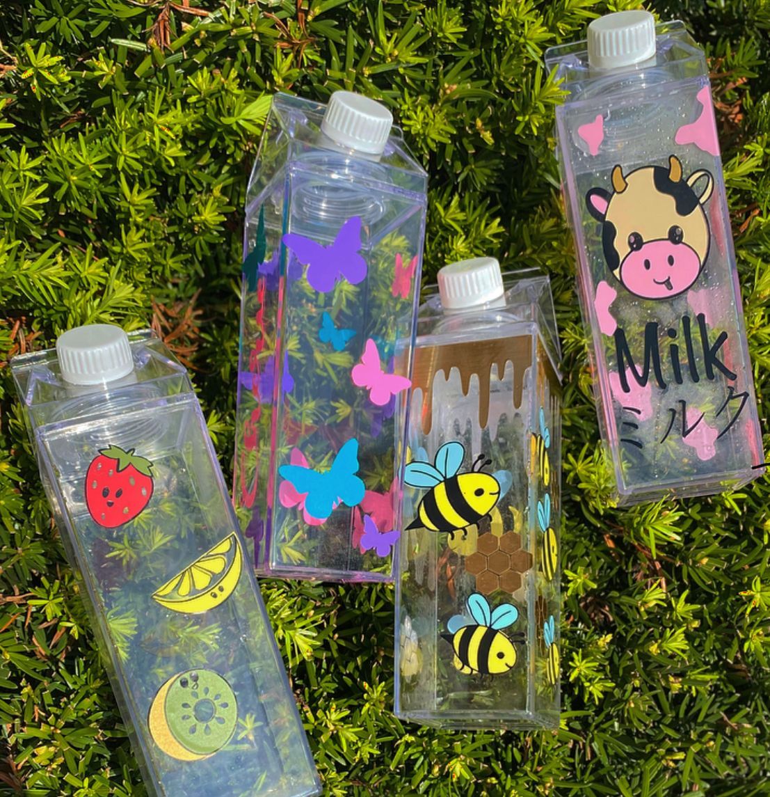 Pin By Toniquea Worrell On Girly Things Bottle Crafts Trendy Water Bottles Kids Milk