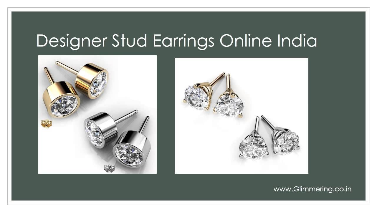 Glimmering Swarovski Elements Fashion Stud Earrings For Women At Glimmering Swarovski Elements Fashion Stud Earrings For Women At Low Price In India