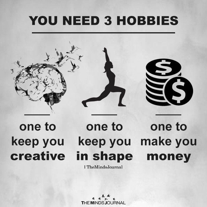 You Need 3 Hobbies